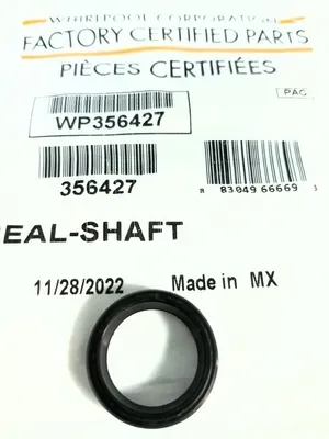 SELLO ARBOL DEL EJE ORIGINAL  LAVADORA WHIRLPOOL 1 UND WP356427 CKD90970