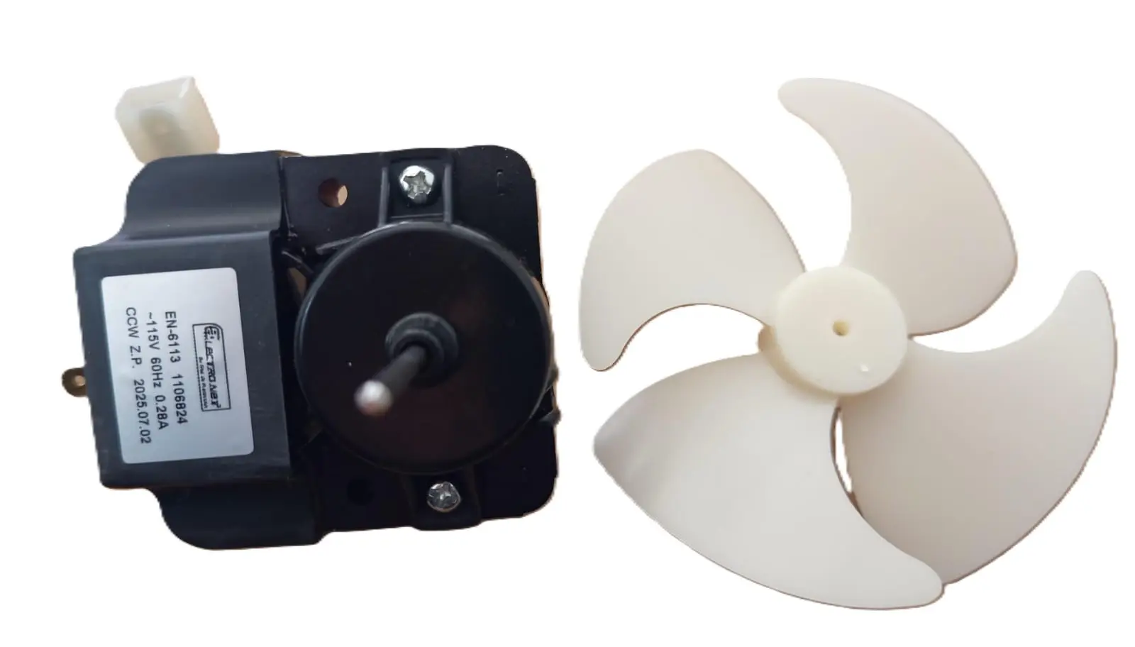 MOTOR VENTILADOR NO FROST 6113 ELECTRONET SUCCION CKD91621