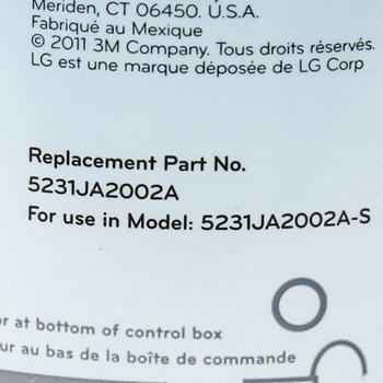 Filter Assembly,Water ADQ72910911 CKD50397